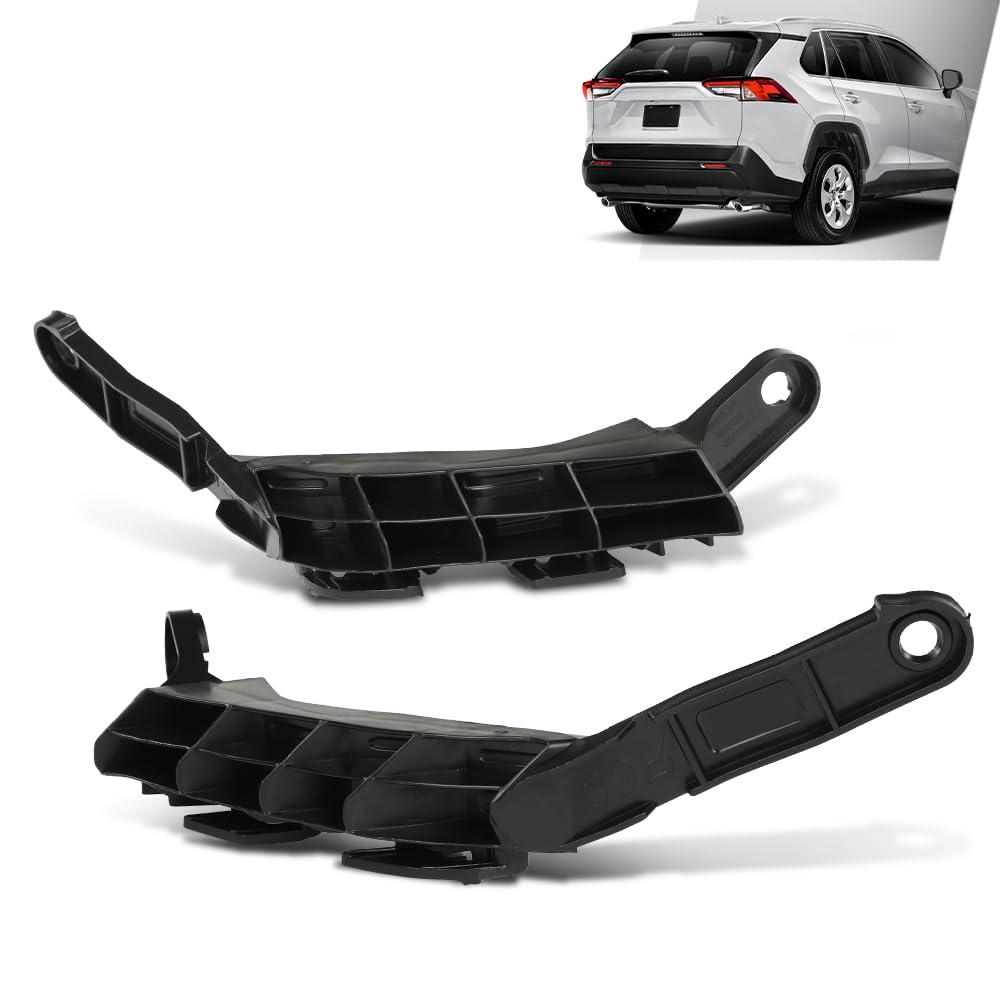G-PLUS Rear Bumper Face Bar Support Retainer Bracket Compatible with Toyota RAV4 2019-2023,Not Fit Models with Running Boards or Flare Fender Cladding,Only Fit Models with Ground Effects 525620R070