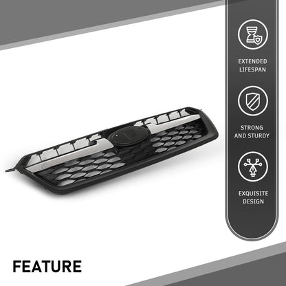 G-PLUS Front Bumper Grille Honeycomb Grill Compatible with Subaru Impreza 2012-2014 91122FJ000