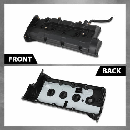 G-PLUS Engine Valve Cover w/Gasket 22410-23100 Compatible with Hyundai Elantra 2004-2006/ Tiburon 2004-2008/ Tucson 2005-2009, Fit Kia Spectra 2004-2009/Spectra5 2005-2009/ Sportage 2005-2010