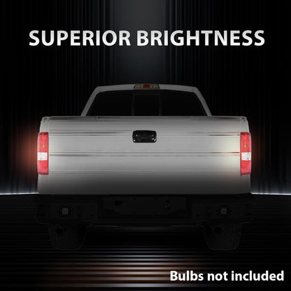 G-PLUS Tail Light Lamp w/o Blubs Lens Left Side Compatible with Ford F150 King Ranch, Lariat, XL 2004 2005 2006 5L3Z13405CA, 6L3Z13405BA, FO2800182 Luces Traseras Faros Traseros Assembly Red