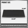 G-PLUS Bass System Custom Made Amplifier Rack 1/2 PVC Plastic Fit Most Popular Trucks/Suvs/Cars with A Lot of Space for Your Bass Amp and Epicenter Black