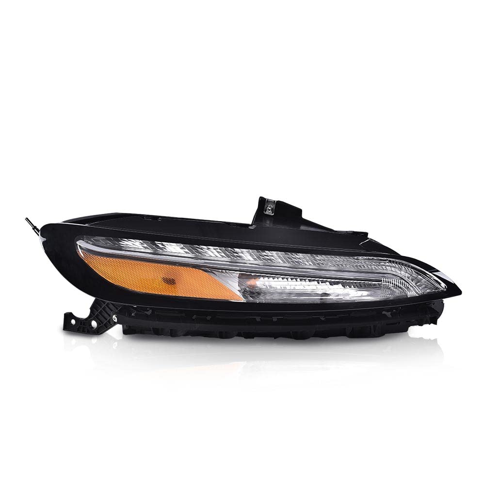 G-PLUS LED DRL Parking Light Turn Signal Lamp With Bulbs Compatible with 2014-2018 Jeep Cherokee 68157102AQ Right Passenger Side