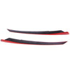 Red 3PC Grille Trims Compatible with Honda Civic 2016 2017 2018 | Type-R Style Front Hood Grille Moulding Cover Trim with Tape