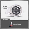 G-PLUS Fog Lights Compatible with Ford Focus 2012 2013 2014 Fit S SE SEL Titanium models LH & RH Fog Lamps with Chrome Fog Cover 4F9Z15200AA CP9Z17E810C CP9Z17E811C BM51-19953-AD BM51-19952-AD