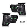 G-PLUS Headlights Compatible with Ford F150 2009-2014 Headlamps Pair Left & Right Smoky Lens Chrome Housing Amber Reflector,faros delanteros