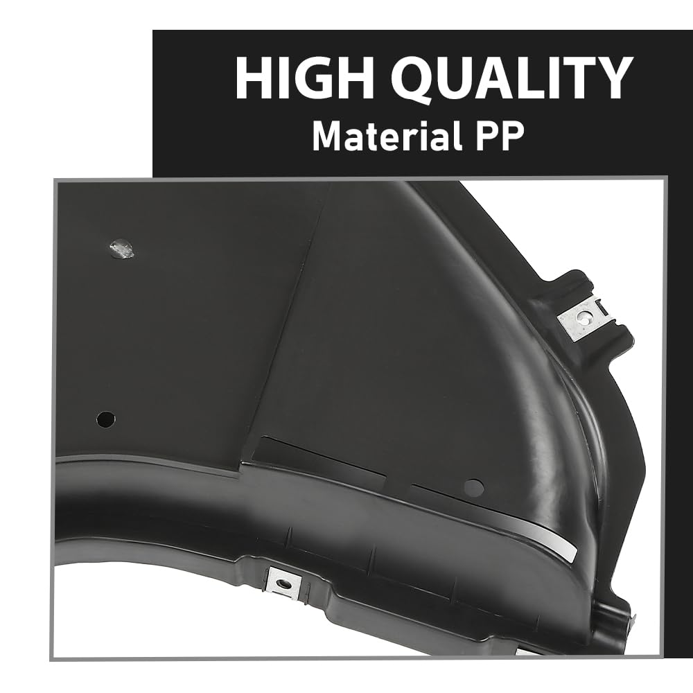 G-PLUS Front Left Fender Liner Inner Assembly, Compatible with BMW 530e 530i 540d 540i M550i 2017-2020, 51718060031, BM1250133