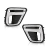 G-PLUS Front Fog Light Cover Bezel Trims, Compatible with Subaru Forester (submodel: Premier, Touring) 2019-2021, LH Driver & RH Passenger Side 2PCS, 57731SJ120, 57731SJ130
