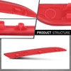 G-PLUS Rear Left Bumper Reflector, Compatible with Benz A220 A35 GLE350 GLE63 S550 2014-2022, Driver Side, 2228200774, MB1184104