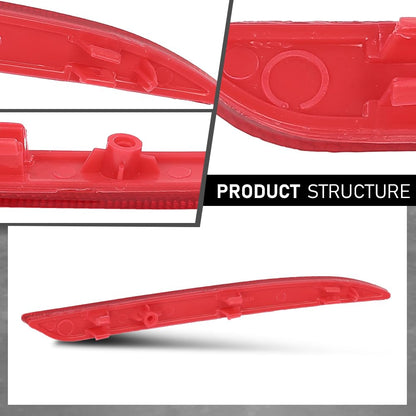 G-PLUS Rear Left Bumper Reflector, Compatible with Benz A220 A35 GLE350 GLE63 S550 2014-2022, Driver Side, 2228200774, MB1184104