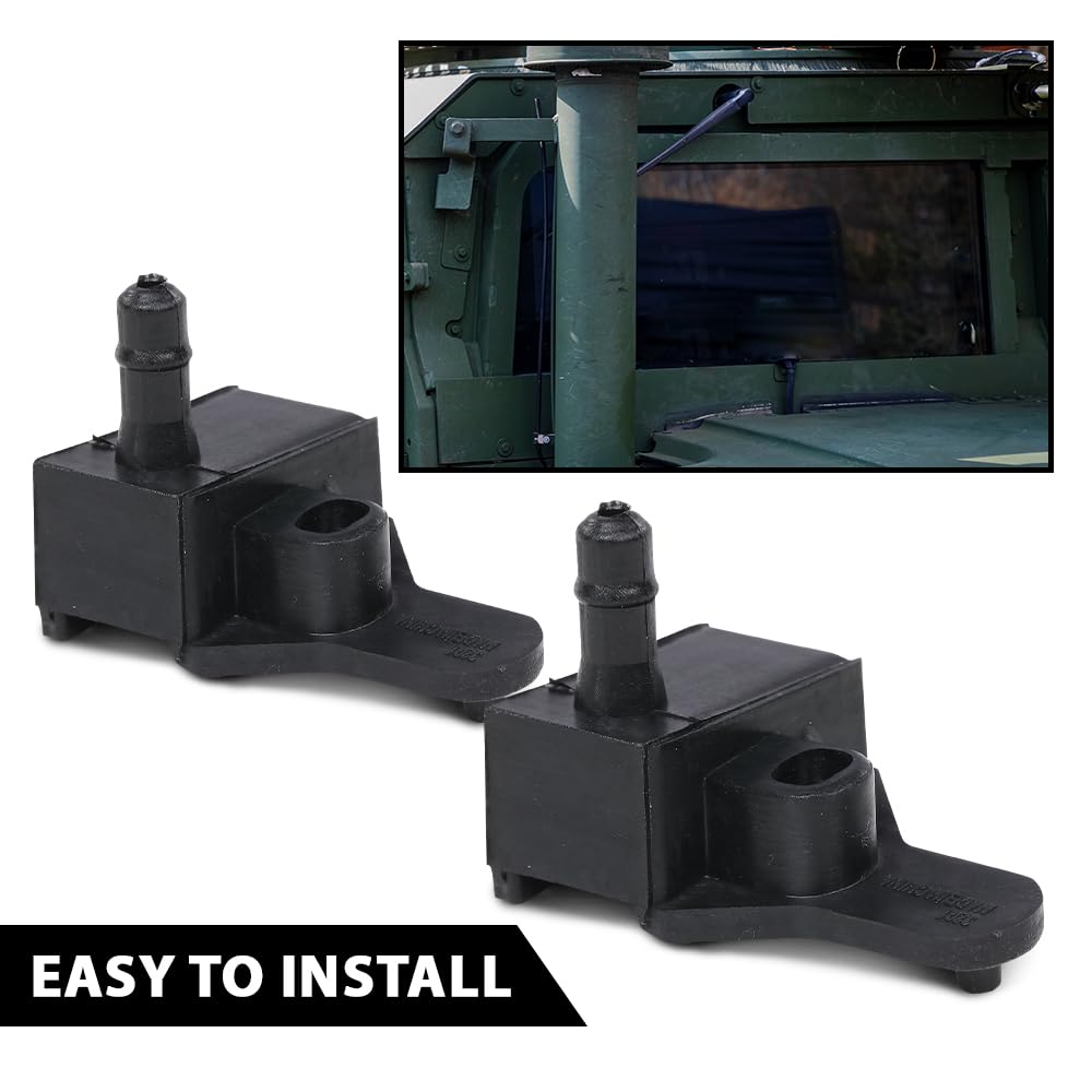G-PLUS 2pcs Windshield Washer Nozzle Fit for HMMWV/HUMVEE 12338846