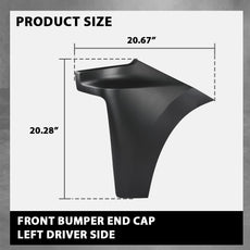 G-PLUS Front Bumper End Cap Left Side for Chevy Silverado 1500 2019-2022 Product Details