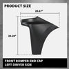 G-PLUS Front Bumper End Cap Extension Trim Left Driver Side Compatible with Chevy Silverado 1500 2019-2022 Replacement for GM1016110