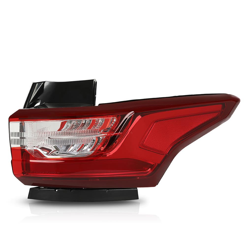 G-PLUS LED Rear Right Tail Light Assembly Compatible with Chevy Traverse 2018 2019 2020 2021 Right Rear Brake Lamp Luces Traseras, 84618032, GM2805130, Red Lens