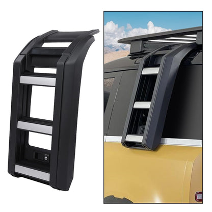G-PLUS Side Roof Rack Side Access Ladder Compatible with Land Rover Defender 110 2020-2023/Compatible with Land Rover Defender 90 2021-2023 VPLER0172/VPLER0189