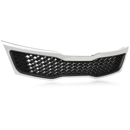 G-PLUS Chrome Bumper Replacement Grille Compatible with Kia Optima EX LX 2011 2012 2013（Not for Hybrid）KI1200143, 863502T000