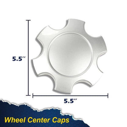 G-PLUS Wheel Center Caps Compatible with 03-07 Toyota Tundra Sequoia Replacement Hub Cap 4PC Kit, Silver