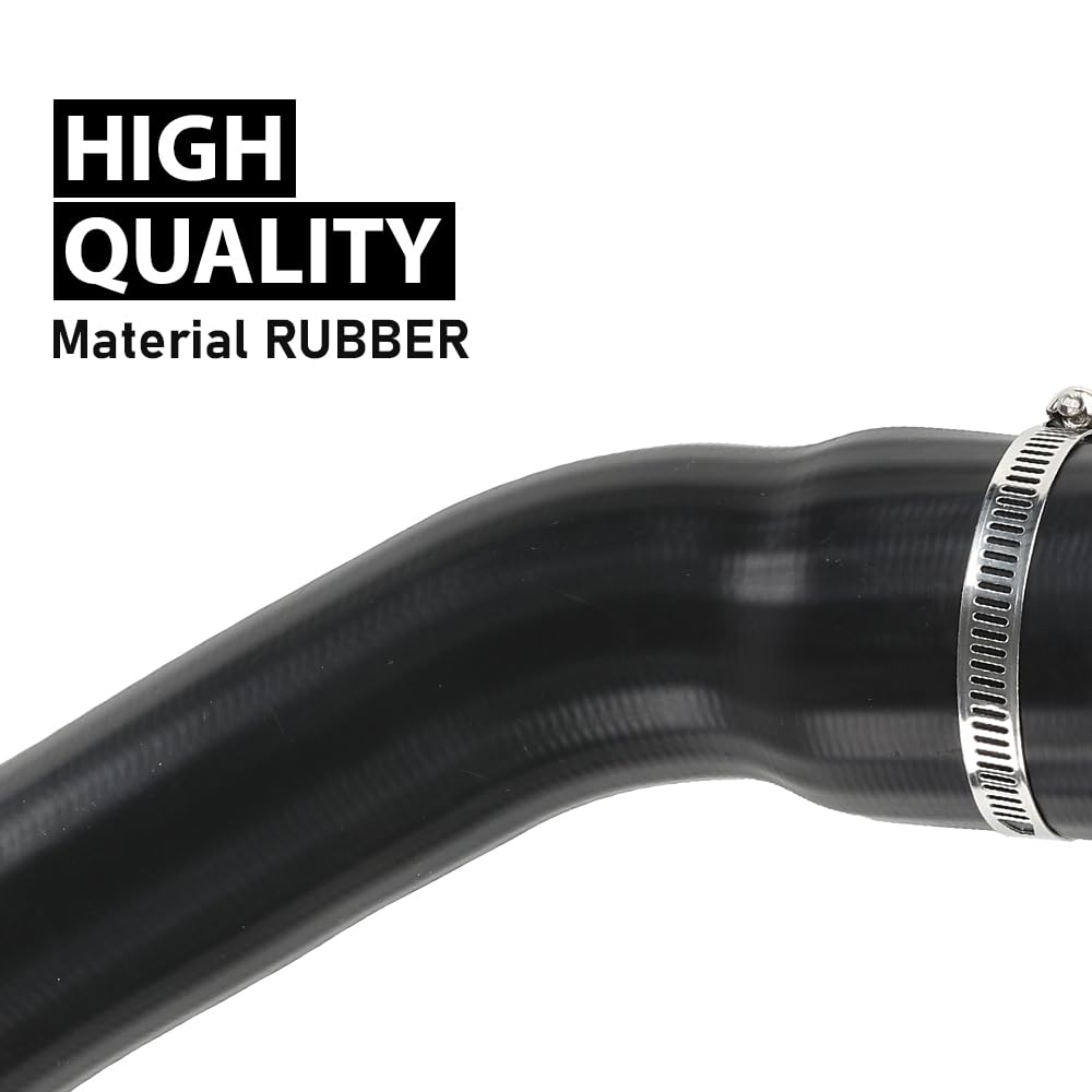 G-PLUS Rear Fuel Tank Fill Hose Compatible with Ford Bronco 1980-1996#F4110 Black Rubber Hose
