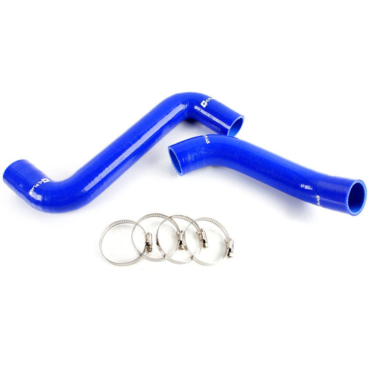 G-PLUS Silicone Radiator Coolant Hose Kit Clamps Compatible With Subaru Impreza WRX/STi GDA/GDB EJ207 2002-2007 Blue 2 PCS