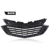 G-PLUS Front Bumper Upper Grille Grill, Compatible with Chevy Equinox 2018 2019 2020, Black & Chrome