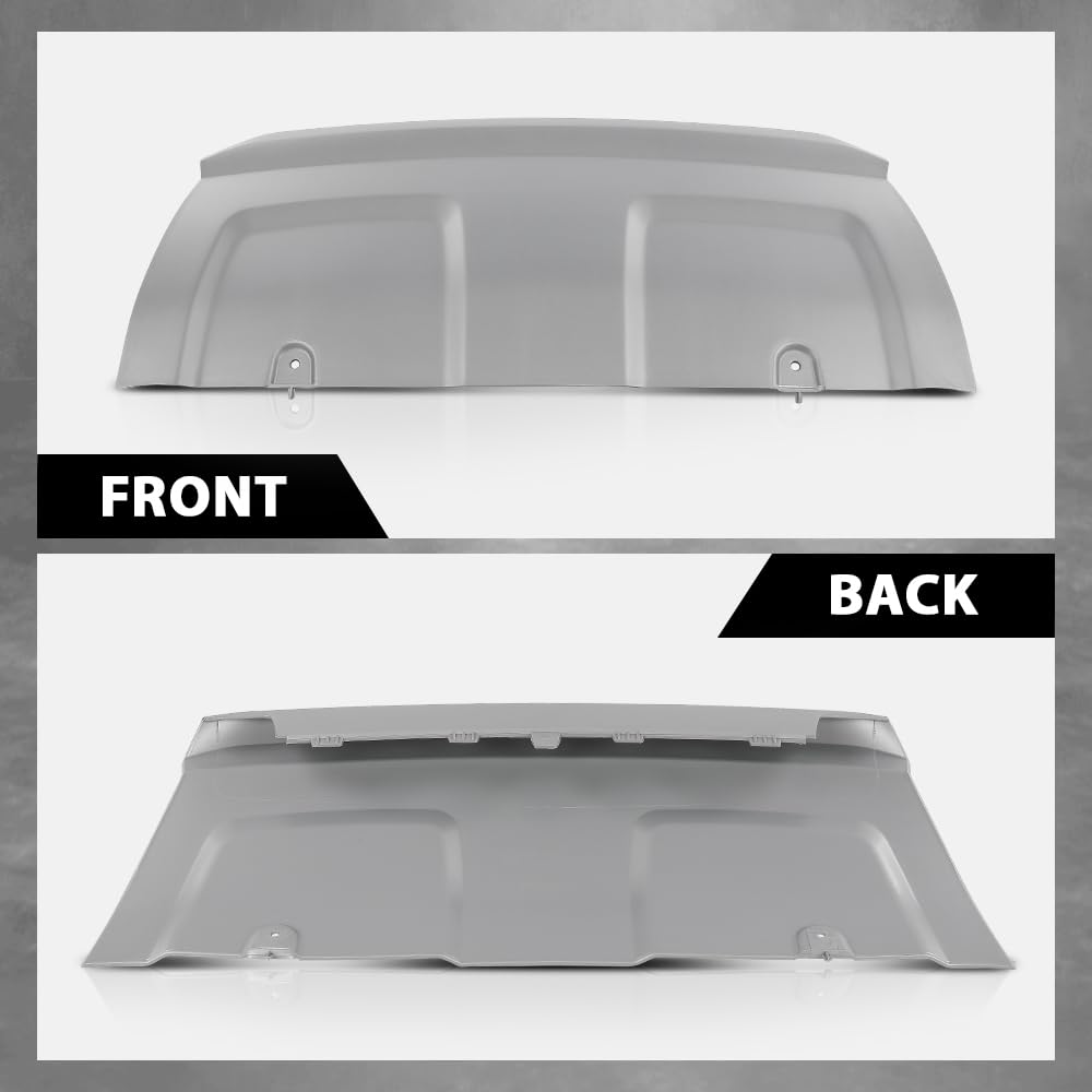 G-PLUS Front Bumper Tow Hook Eye Cover Lower Valance Panel Compatible with Range Rover Evoque 2012-2015 Silver