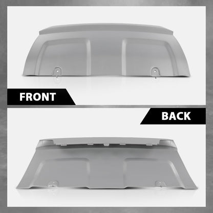 G-PLUS Front Bumper Tow Hook Eye Cover Lower Valance Panel Compatible with Range Rover Evoque 2012-2015 Silver