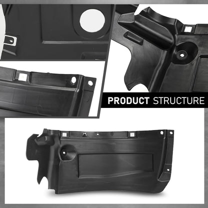 G-PLUS Fender Liner Front Passenger Right Side Compatible with Audi A6 S6 2016-2018 4G0853888J, AU1251110