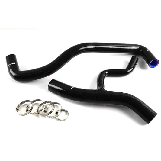G-PLUS Silicone Radiator Coolant Hose Kit w/Clamps Compatible with Ford Mustang 1996-2004 GT 4.6L V8, Black