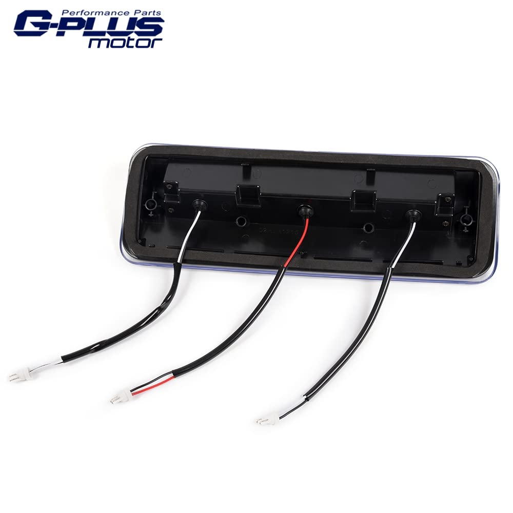 G-PLUS Rear LED Third Brake Light Compatible With 2004-2008 Ford F150 3RD Cargo Led Tail Lamps (Clear lens Chrome Housing)