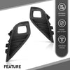 G-PLUS Fog Light Bezel Driver and Passenger Side Pair Compatible with Toyota Highlander 2020-2022 TO1038239