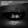 G-PLUS Left Side Front Bumper Fog Light Fog Lamp Compatible with Volvo XC90 XC60 S90 V90 2016 2017 2018 2019 2020 2021 2022 2023 2024 31395865 Black