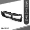 G-PLUS Front Upper Bumper Grille, Compatible with Ford Escape 2020-2022, Air Intake Grill, LJ6Z8312D, LJ6Z-8312-A