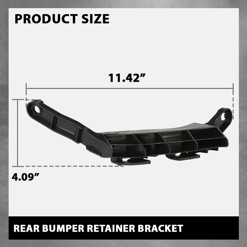 G-PLUS Rear Bumper Face Bar Support Retainer Bracket Compatible with Toyota RAV4 2019-2023,Not Fit Models with Running Boards or Flare Fender Cladding,Only Fit Models with Ground Effects 525620R070