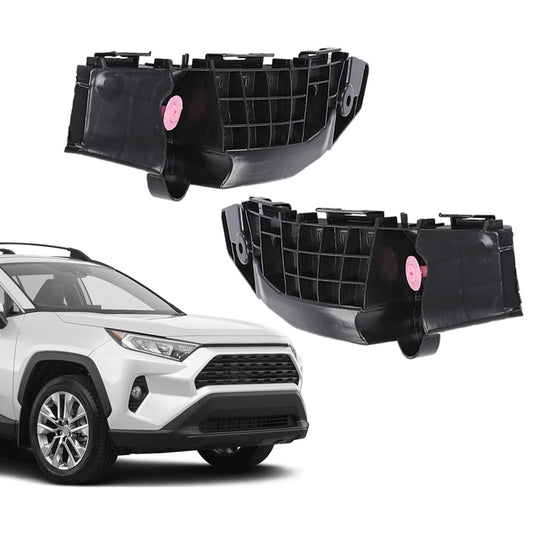 G-PLUS Front Bumper Support Spacer Retainer Brackets RH&LH Compatible with Toyota Rav4 2019 2020 2021 525350R090,525360R070, TO1023126, TO1033126