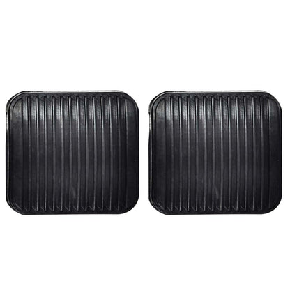 G-PLUS Brake and Clutch Pedal Pad Kit 2pcs Compatible with Jeep Wrangler TJ LJ 1987-2006 Fit Jeep Cherokee XJ 1987-2001 20780 Black