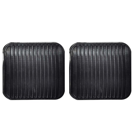 G-PLUS Brake and Clutch Pedal Pad Kit 2pcs Compatible with Jeep Wrangler TJ LJ 1987-2006 Fit Jeep Cherokee XJ 1987-2001 20780 Black