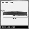G-PLUS TPE Dashboard Dash Cover w/Adhesive, Compatible with Chevy GMC Full Size Pickup 1981-1987, Fit Chevy GMC SUV 1981-1991, Dash Board Overlay, 18601NTL