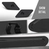 G-PLUS Left Right Headlight Washer Cover Pair Compatible with Volvo S40 V50 2008-2012 39886377, 39886397 Glossy Black