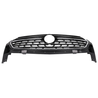 G-PLUS Front Bumper Upper Grille Chrome Black Compatible with Buick Envision Avenir 2021 2022 2023 84899914