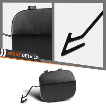 G-PLUS Front Bumper Tow Hook Eye Cover Cap Pair Compatible with Porsche Cayenne 2019 2020 2021 2022 2023 9Y0-807-155-G2X, 9Y0-807-156-G2X, 9Y0807156G2X, 9Y0807155G2X, PO1029105, PO1029104 Blue