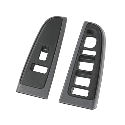 G-PLUS Window Switch Bezel Cover Compatible with Chevy Silverado/GMC Sierra 2003-2007,Fit Chevy Avalanche/Chevy Tahoe/GMC Yukon XL 2004-2006,Fit Chevy Suburban 2004-2007 89045128 89045121 Dark Gray