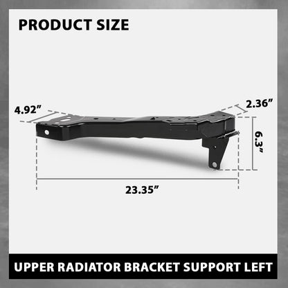 G-PLUS Left Upper Radiator Bracket Support Compatible with Dodge Durango 2014-2022,Fit Jeep Grand Cherokee 2014-2022 CH1225224