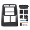 G-PLUS Double Din Radio Dash cover Kit, Compatible with Jeep Wrangler TJ 1997 1998 1999 2000 2001 2002 95-6549 Dash Stereo Mounting Bezel Panel