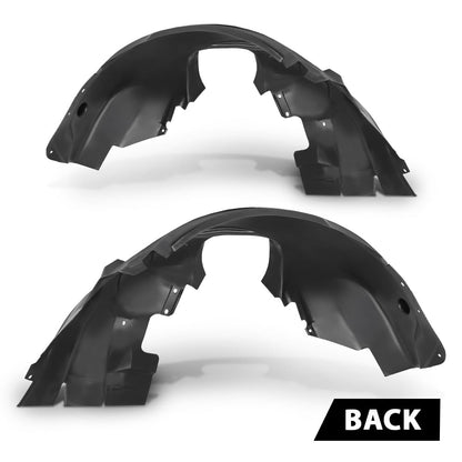 G-PLUS Pair Front Fender Liner, Compatible with Ford Focus S SE 2012-2018, LH Driver & RH Passenger 2PCS, AM5Z16102A, AM5Z16103A