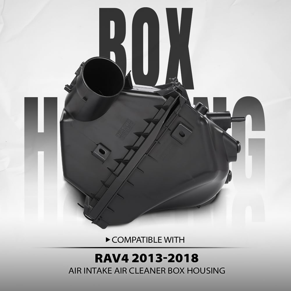 G-PLUS Air Intake Air Cleaner Box Housing Assembly Compatible with Toyota RAV4 2013-2018 177000V140, 17700 0V140, 17700-0V140, 17700-36270, 1770036270, 17700 36270 Black