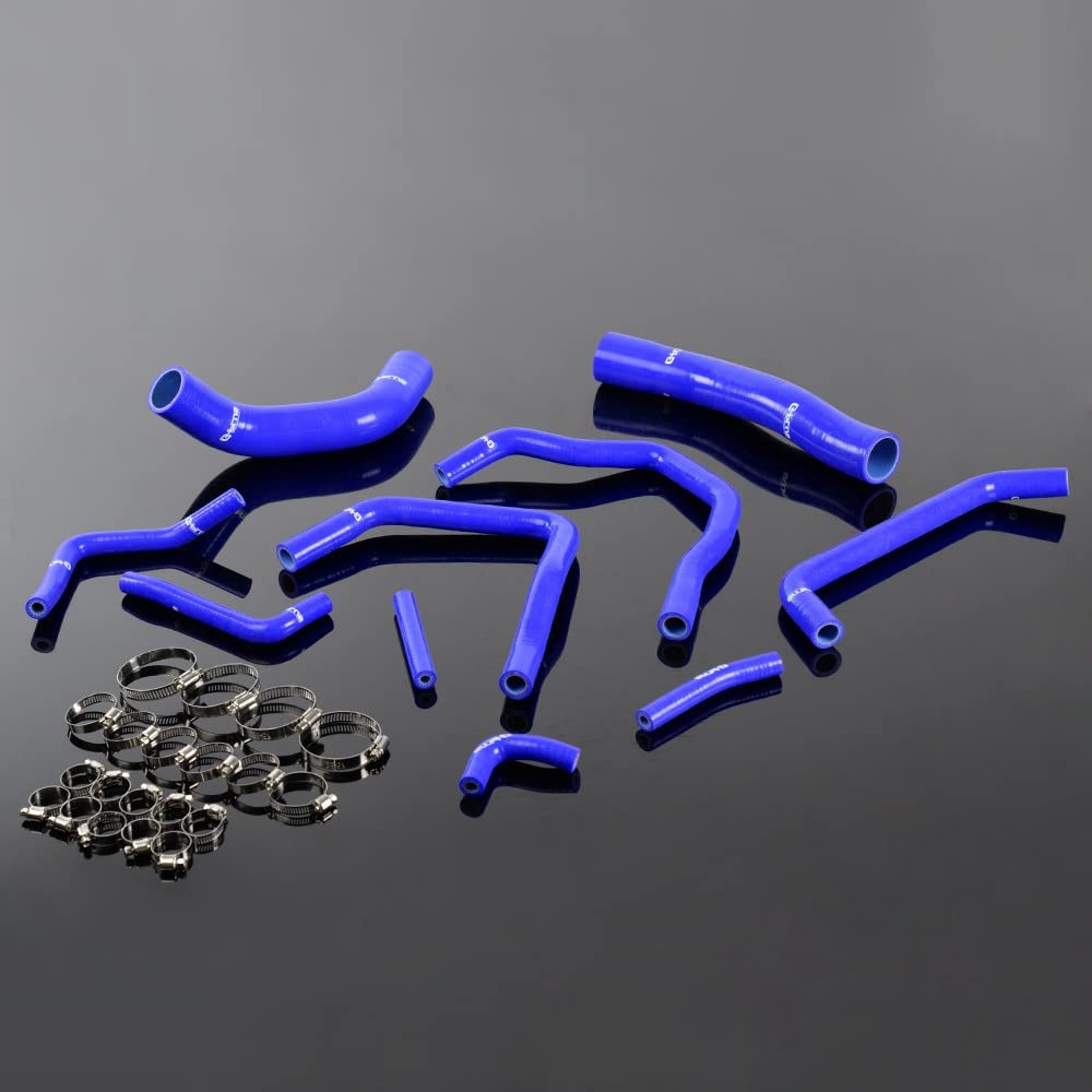 G-PLUS Silicone Coolant Hose Clamps Kit Compatible With TOYOTA LAND CRUISER HDJ80 1HD-T/FT 4.2L Blue