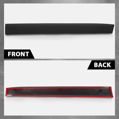 G-PLUS Front Right Exterior Door Molding Compatible with Jeep Compass 2011-2017 Black 5182562AB
