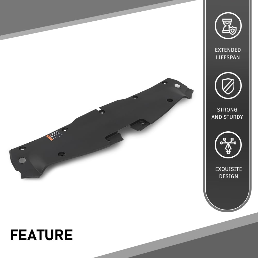 G-PLUS Front Compartment Sight Shield Compatible with Buick Envision 2016 2017 2018 2019 2020 84413364, GM1224152, 23259237 Black
