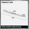 G-PLUS Front Bumper Cover Lower Spoiler Molding Trim, Compatible with Audi A8 & S8 2015-2018 W/S-Line Package, Silvery, AU40807110, 4H0807110C