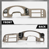 G-PLUS Dash Radio Cluster Trim Bezel Panel Compatible with Chevy Astro/GMC Safari 1995-2005 Beige Dashboard Cover 15718197
