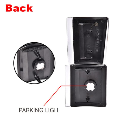 G-PLUS Corner Light Fit 1994-2000 Chevy CK/C10 1500 2500 3500 2WD,(ONLY For Composite Headlights) Signal Side Marker Lamps Clear Lens Chrome Housing Amber Reflector Bumper Headlamps,faros Assembly
